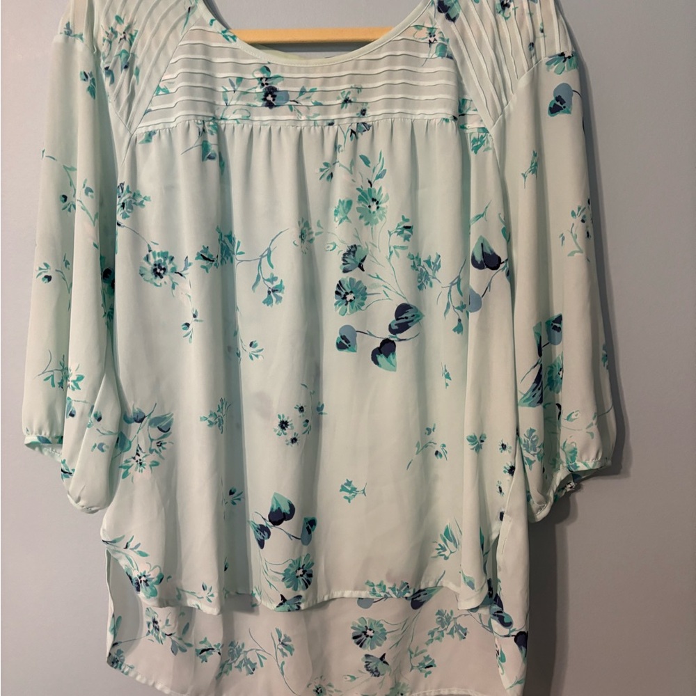 Lauren Conrad Floral Print Top